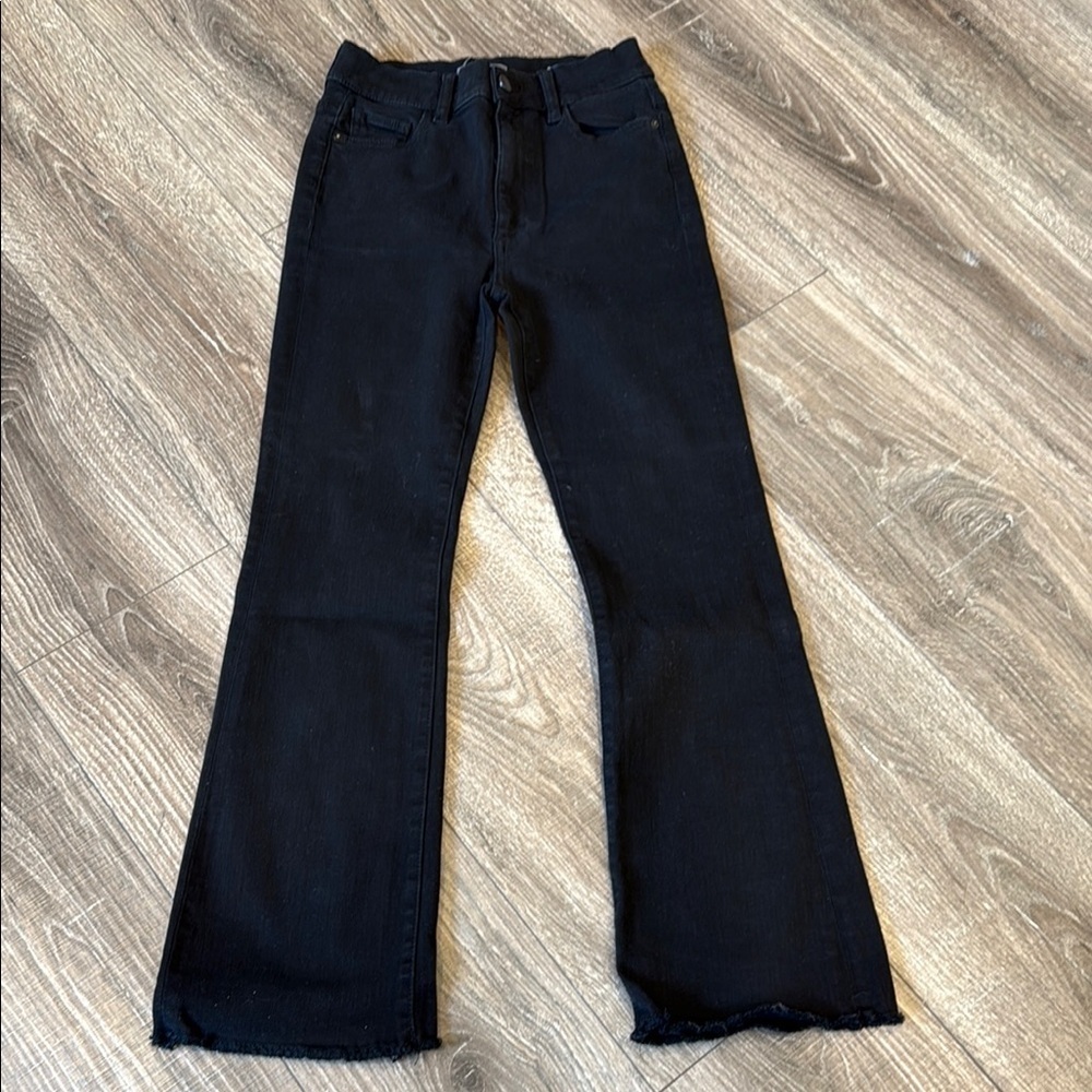 DL1961 Bridget Boot High Rise Instasculpt Cro Black Women's Jeans size 25